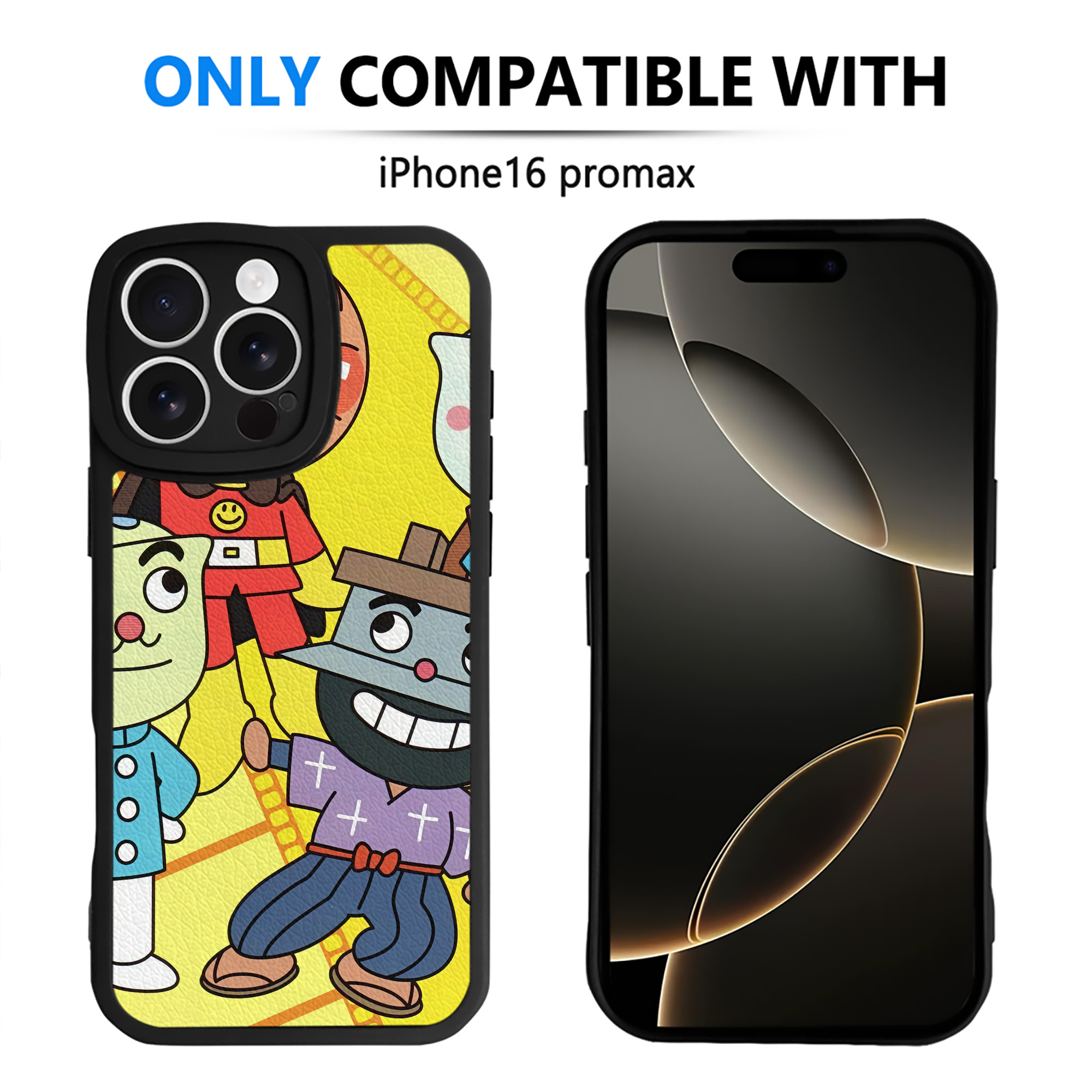 （画像用） アンパンマン Anpanman 【iPhone 16シリーズ対応】シリコンスマホケース（レザー調） 材質：シリコン